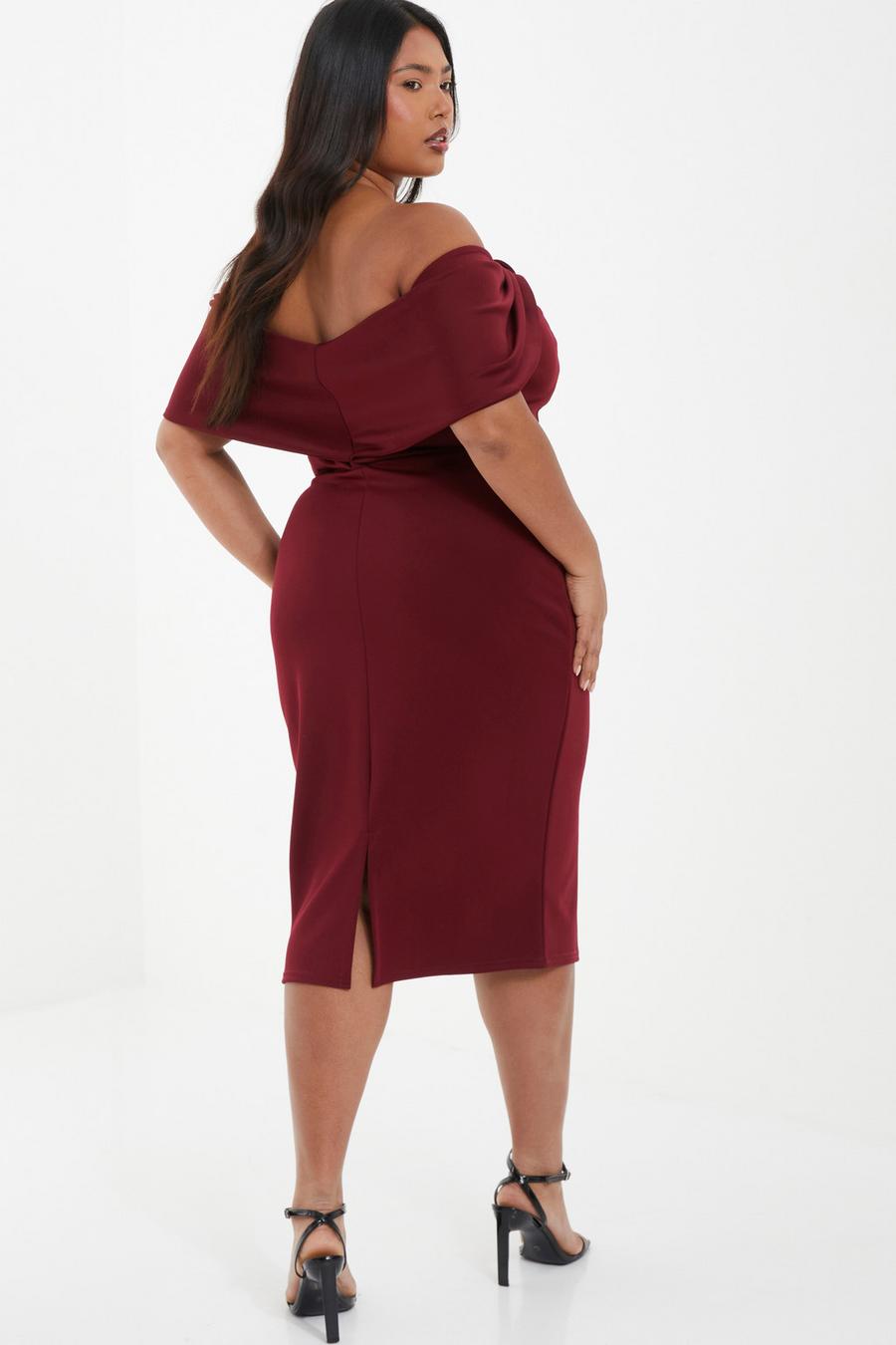 Berry hot sale bardot dress