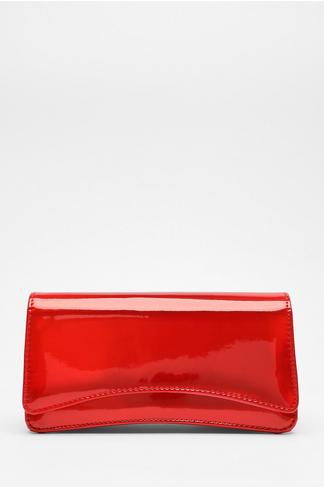 Quiz red deals clutch bag