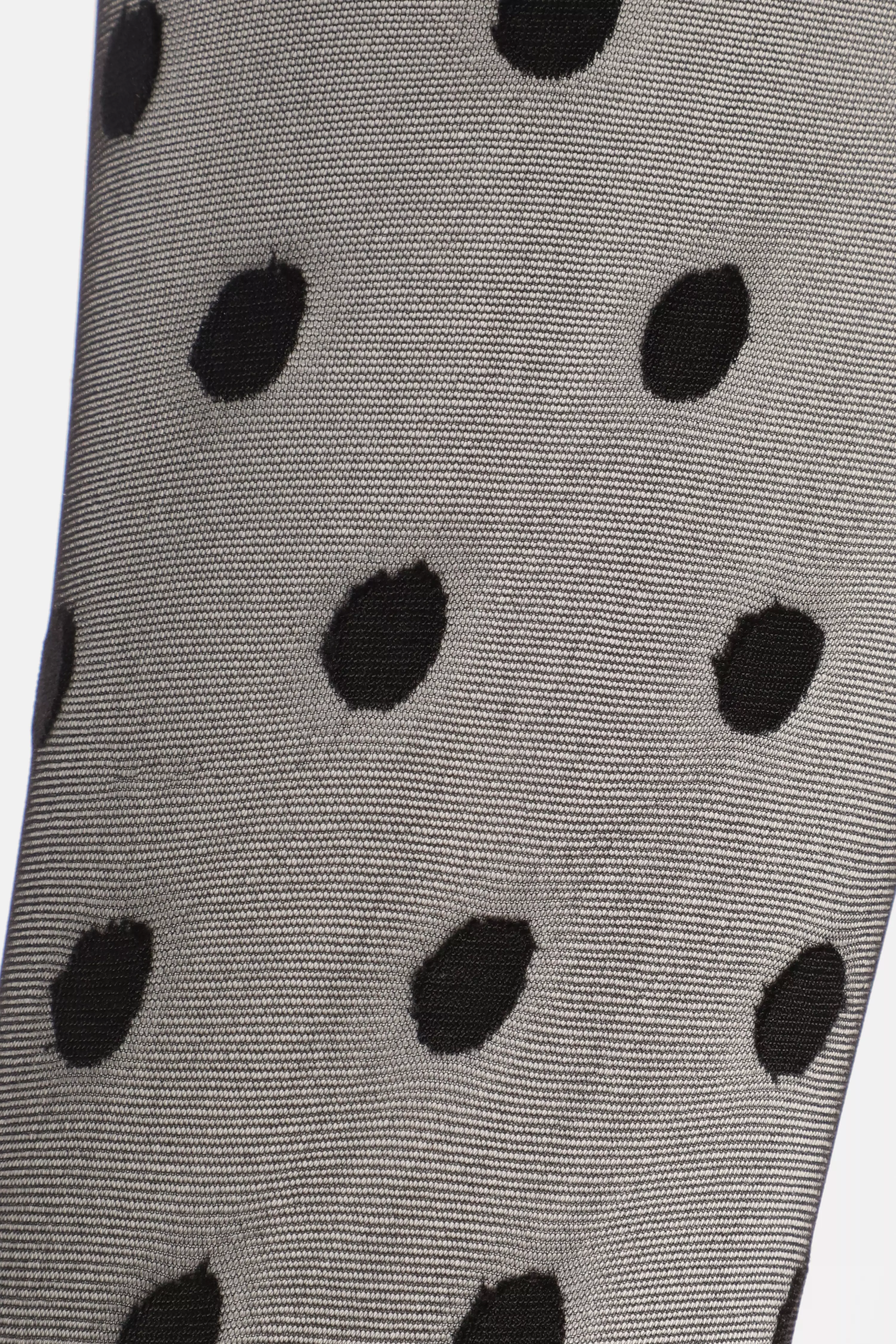 Black Polka Dot Sheer Tights - QUIZ Clothing