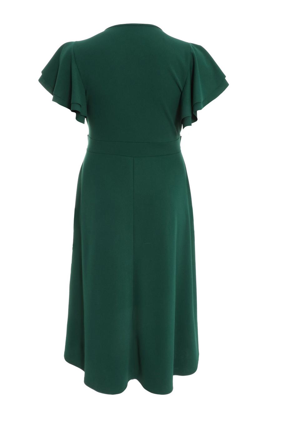 Bottle green quiz outlet dress