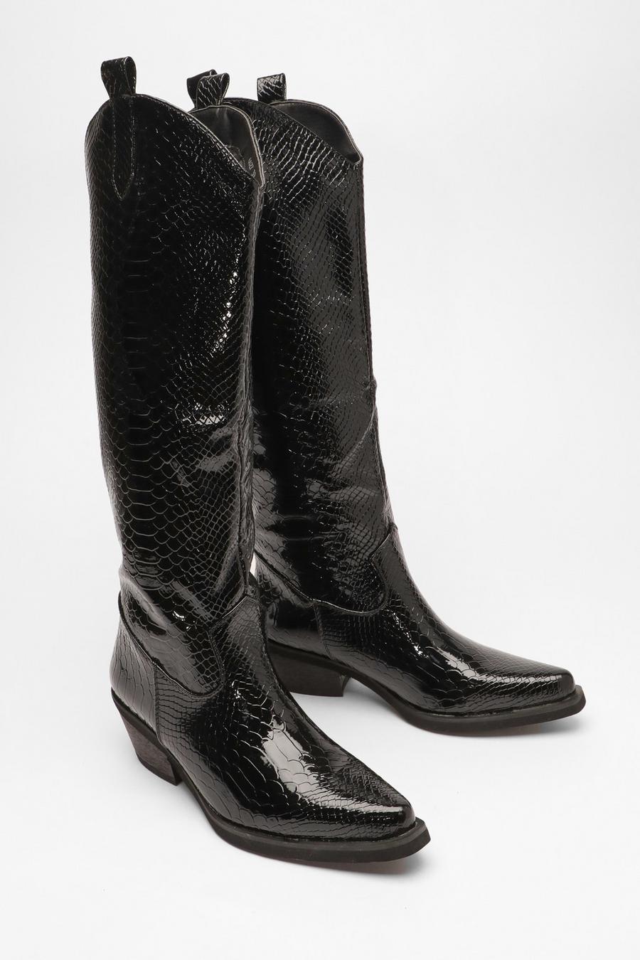 Snakeskin on sale western boots