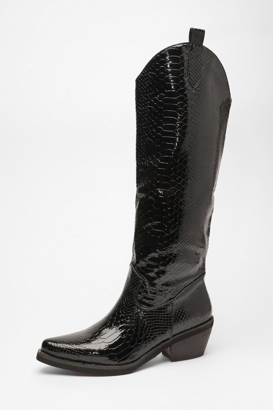 Snake print 2025 western boots