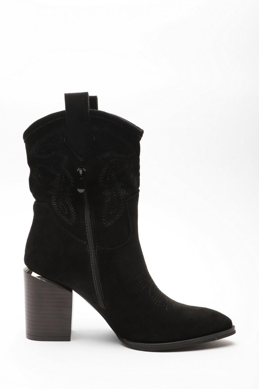 Quiz block clearance heel ankle boots