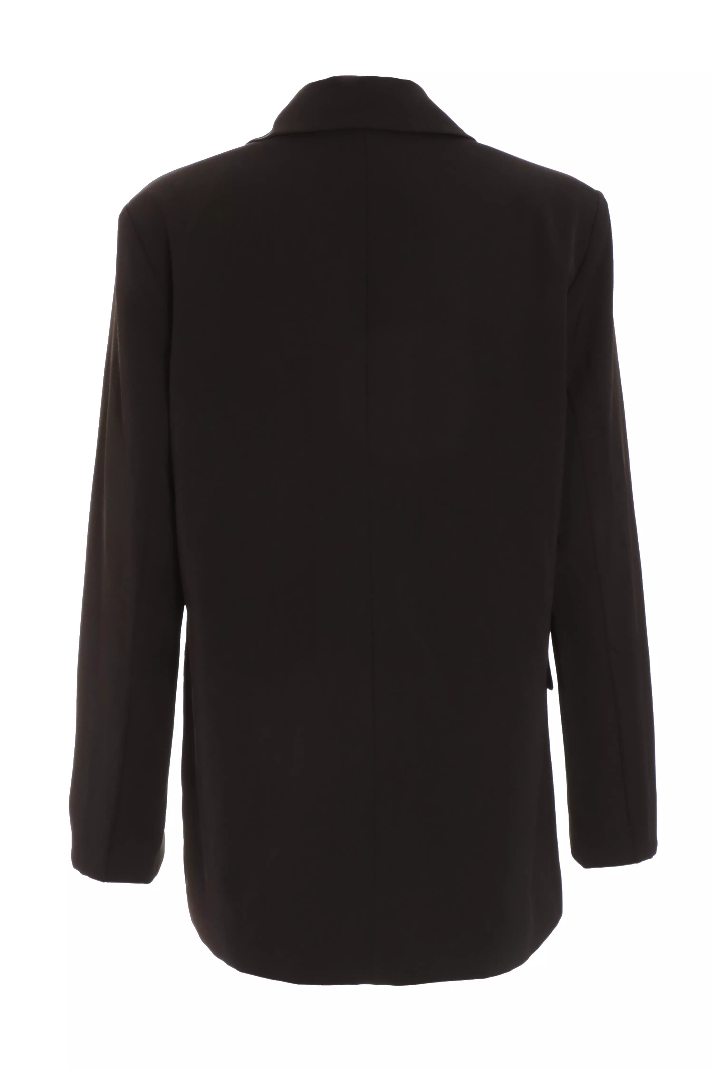 Black Oversized Tailored Blazer - QUIZ Clothing
