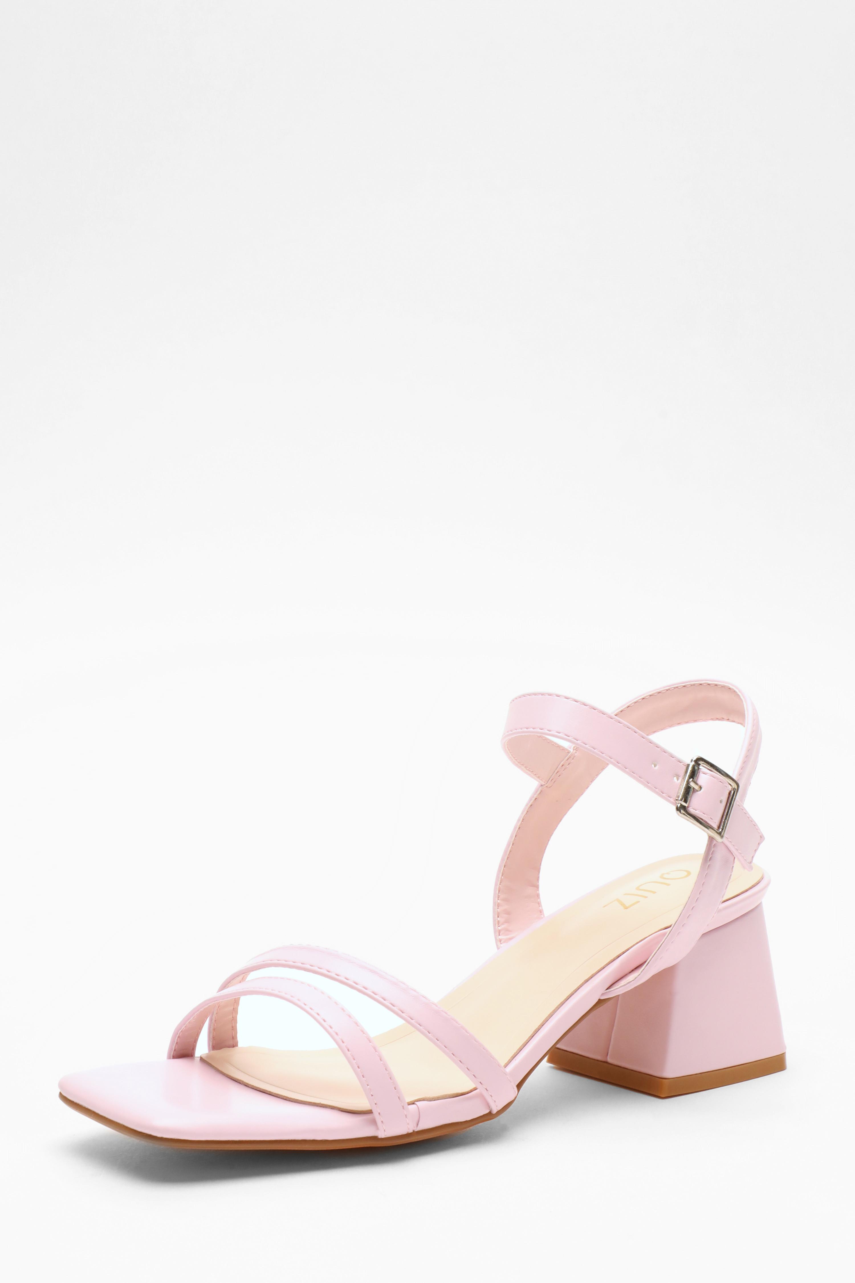 Quiz block heel sandals hot sale