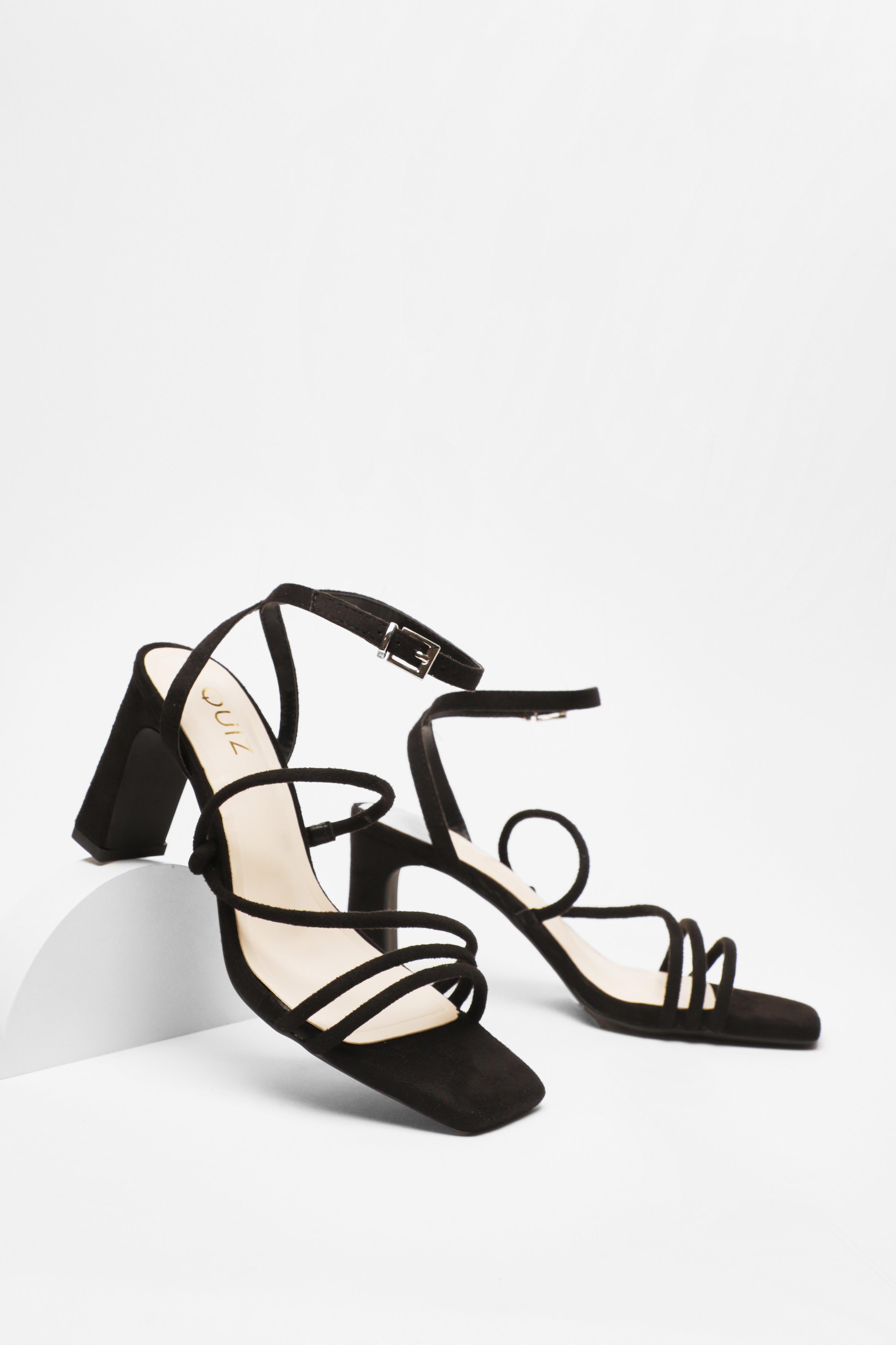 Quiz strappy sandals store
