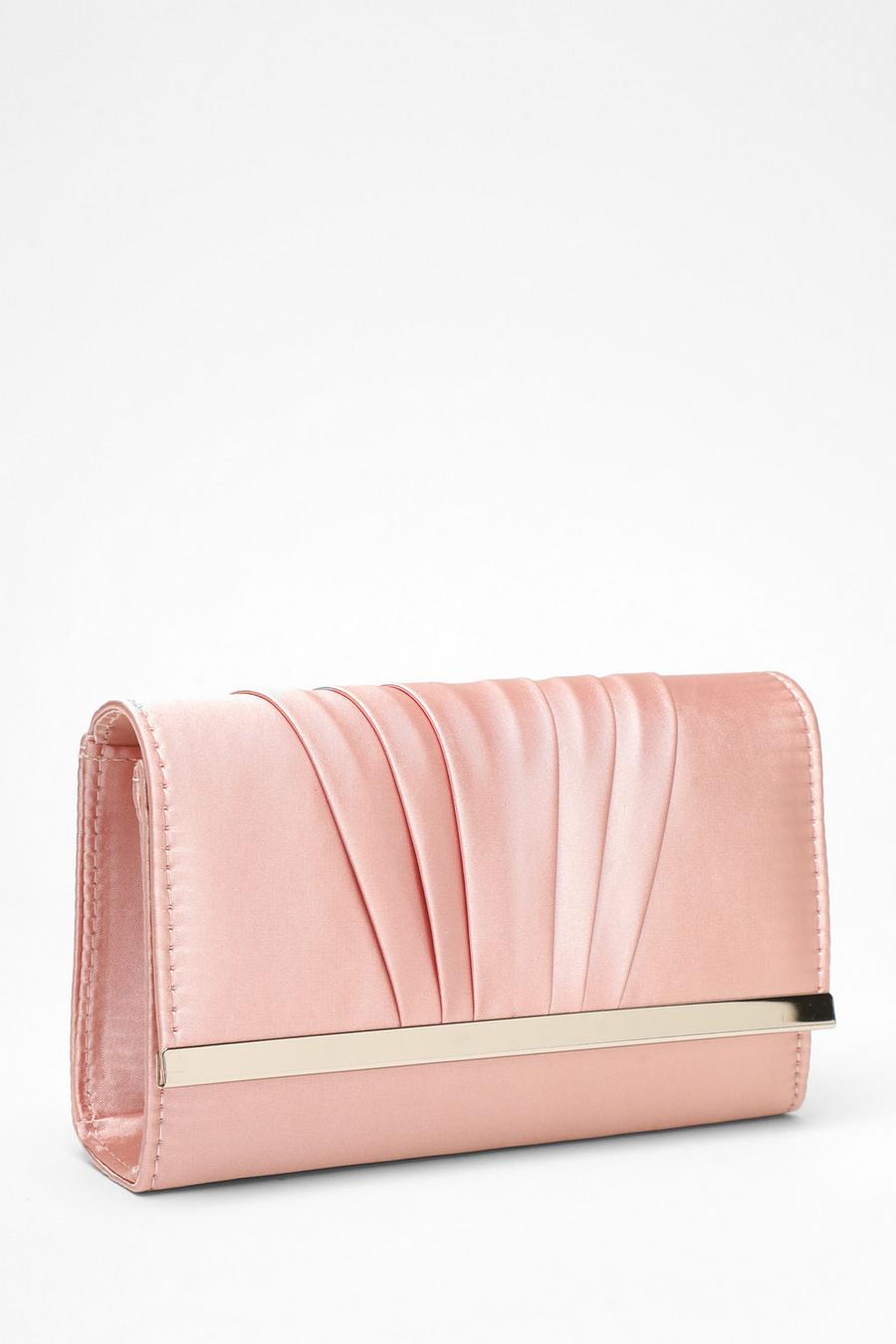 Pale pink clutch bag on sale uk