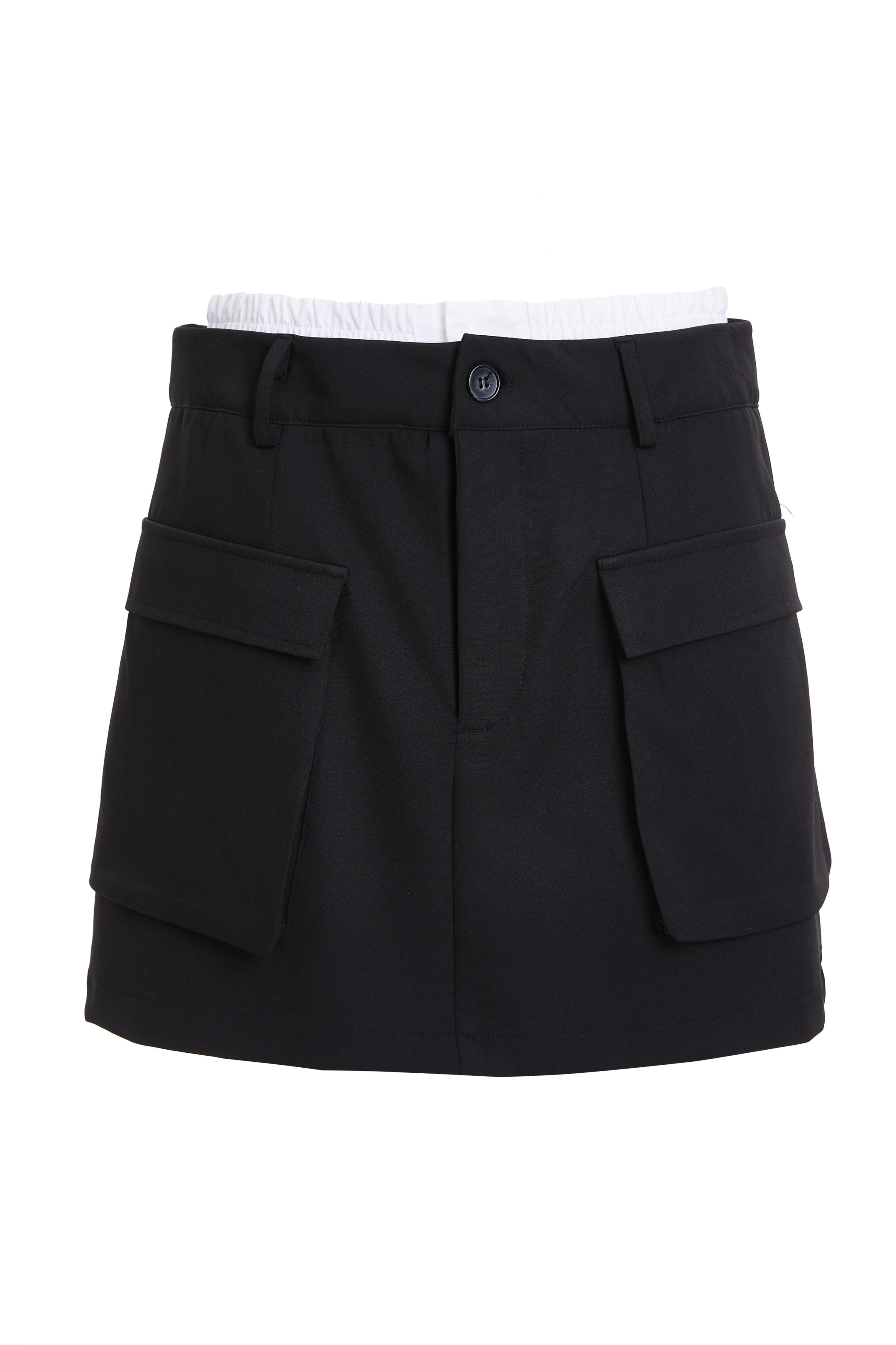 Quiz black skirt best sale