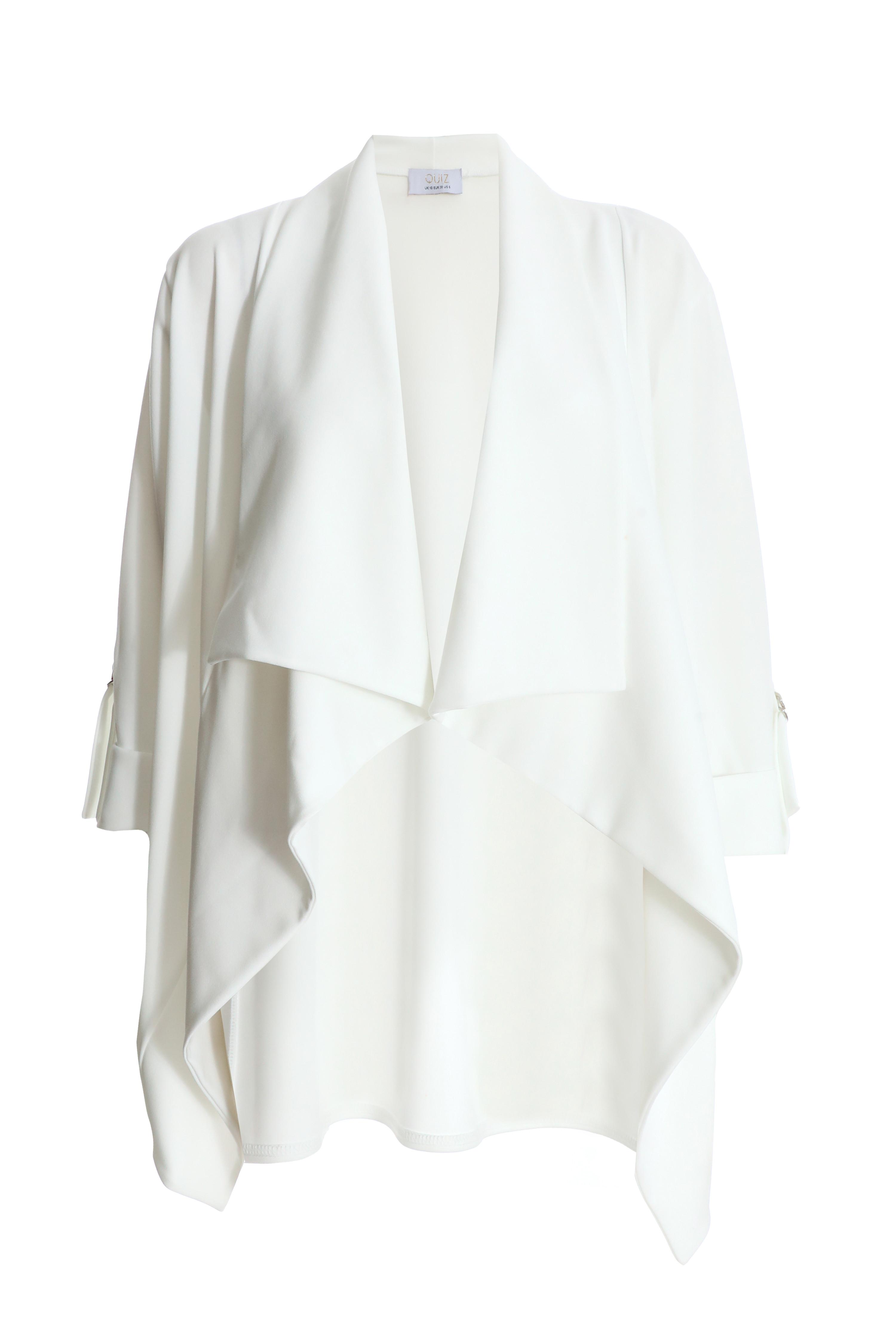 White waterfall blazer hotsell